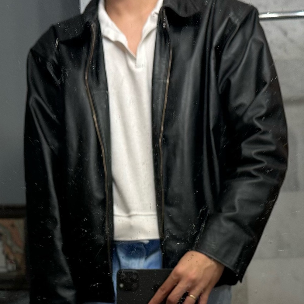 Black Leather Jacket - image 7